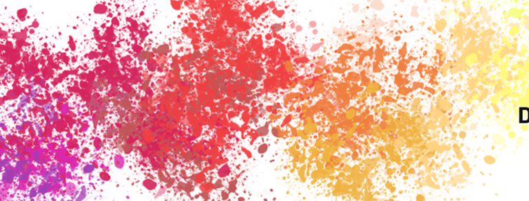 Colorful paint splashes, Text: Diversity Monat Mai 2024