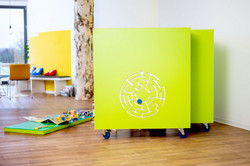 Das Holzspielelabyrinth der Kidsbox