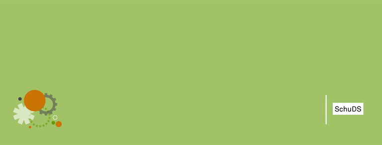 Header_links_Unterseite_SchuDS.png Decorative graphic with gears, circular elements, and the word ‘SchuDS’ (Central Counseling Office for Protection Against Discrimination and Sexualized Violence), symbolizing technical processes and collaboration.