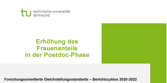 Deckblatt Bericht Postdocs 2021